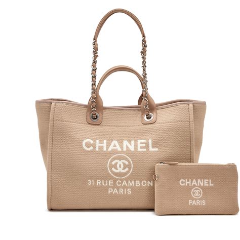 Chanel deauville tote sale